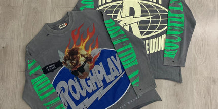 RoughPlay Distressed Rhinestone T-Shirt