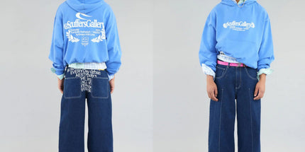 Short-Sleeve Letter Hoodie