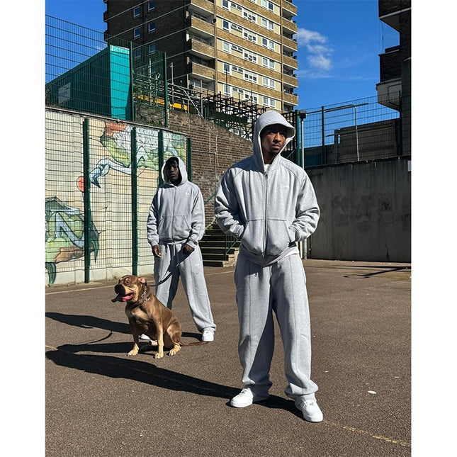 Men's Drill Tracksuit Set