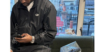 Men's Embroidered Stand-Collar Jacket
