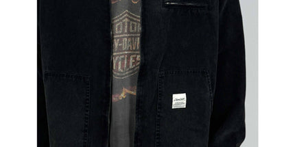 Vintage Contrast Cargo Jacket