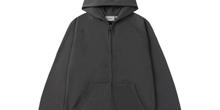 Essentials Silicone Logo Zip Hoodie