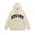 714 milky white zip-up shirt