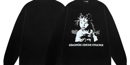ERD Sketch Graffiti Long Sleeve T-Shirt