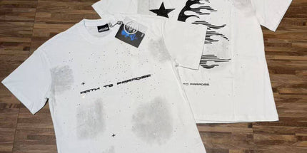 Men's Retro Letter T-Shirt