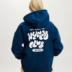 navy blue and white