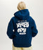 S / navy blue and white