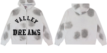 Vale Forever Cheetah Zip Up hoodie