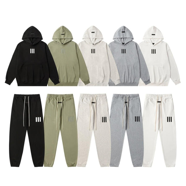 Essentials Three-Bar Tracksuit Set