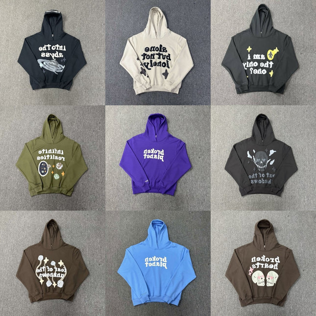Broken Planet Foam Logo Hoodie