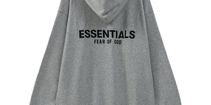 Essentials Flocked Logo Hoodie