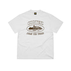Brown prints/white