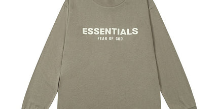 Essentials Silicone Flocked Long Sleeve T-Shirt