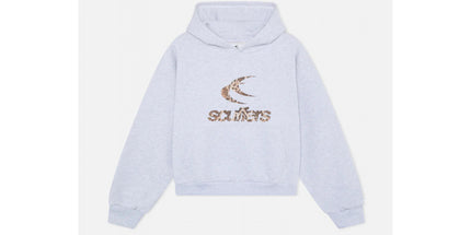 Short-Sleeve Letter Hoodie