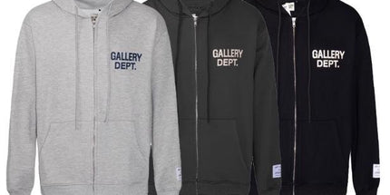 Gallery Dept Slogan Zip Hoodie