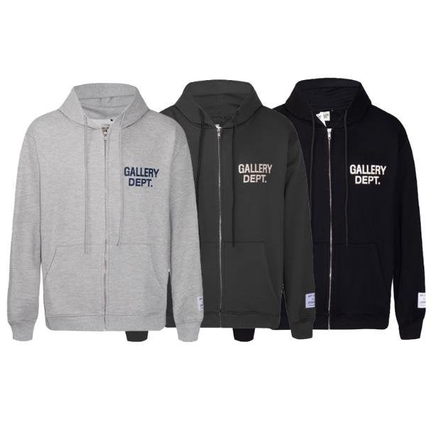 Gallery Dept Slogan Zip Hoodie