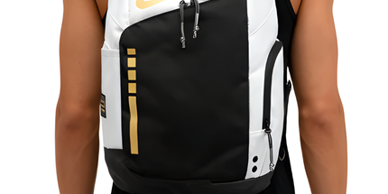 Elite Backpack White Gold