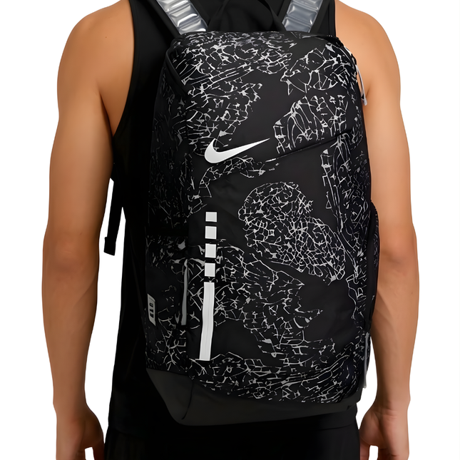 Elite Backpack Black White